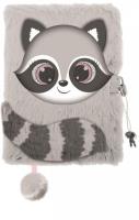 Opakowanie Pamiętnik z kłódką 3D włochacz A5 96k RACCOON