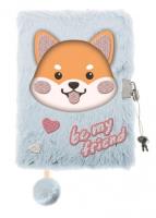 Opakowanie Pamiętnik z kłódką włochacz A5 96k HAPPY DOG