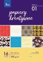 Opakowanie Papiery kreatywne A3 16 kartek nr 01 KB031-01
