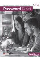 Password Reset C1/C2 WB + online MACMILLAN. Autor: Kotorowicz-Jasińska Karolina, Joanna Sobierska. SmakLiter.pl Okładka książki Password Reset C1/C2 WB + online MACMILLAN