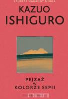 Pejzaż w kolorze sepii. Autor: Ishiguro Kazuo. SmakLiter.pl Okładka książki Pejzaż w kolorze sepii