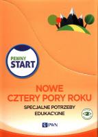 Pewny start Nowe cztery pory roku Specjalne potrzeby edukacyjne Pakiet. Autor: praca zbiorowa. SmakLiter.pl Okładka książki Pewny start Nowe cztery pory roku Specjalne potrzeby edukacyjne Pakiet