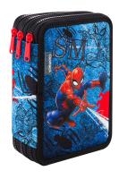 Opakowanie Piórnik Coolpack  potrójny z wyposażeniem JUMPER 3 SPIDERMAN DENIM