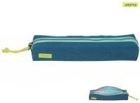 Opakowanie Piórnik Milan mini kwadratowy LIFESTYLE zielono - niebieski