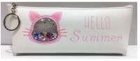 Opakowanie Piórnik saszetka Misiek Kot Hello summer FRESH