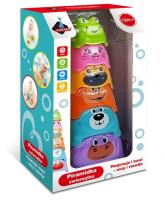 Piramidka zwierzątka. Autor: ASKATO. SmakLiter.pl Okładka książki Piramidka zwierzątka