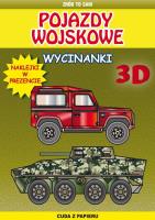 Pojazdy wojskowe wycinanki 3 D. Autor: Tonder Krzysztof. SmakLiter.pl Okładka książki Pojazdy wojskowe wycinanki 3 D