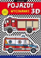Pojazdy wycinanki 3 D. Autor: Tonder Krzysztof. SmakLiter.pl Okładka książki Pojazdy wycinanki 3 D