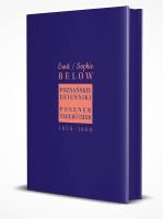 Poznańskie dzienniki. Posener Tagebucher 1859-1860. Autor: Ernst Below, Sophie Below. SmakLiter.pl Okładka książki Poznańskie dzienniki. Posener Tagebucher 1859-1860