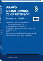 Okładka książki Prawo nieruchomości. Zbiór przepisów