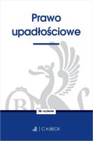 Prawo upadłościowe wyd. 36. Autor: Opracowanie zbiorowe. SmakLiter.pl Okładka książki Prawo upadłościowe wyd. 36