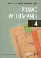 Prawo w działaniu Tom 4. Wydawca: Oficyna Naukowa. SmakLiter.pl Opakowanie Prawo w działaniu Tom 4