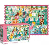 Opakowanie Puzzle 100 Księżniczki na promenadzie DOP300404