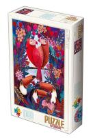 Opakowanie Puzzle 1000 Andrea Kurti, Papugi