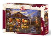 Opakowanie Puzzle 1000 Motocyklista