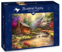 Opakowanie Puzzle 1000 Piękna chata nad potokiem