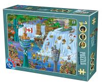Opakowanie Puzzle 1000 Szaleństwo wycieczka wodospad Niagara