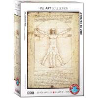 Opakowanie Puzzle 1000 The Vitruvian Man 6000-5098