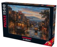 Puzzle 1500 Późne popołudnie w San Francisko. Wydawca: Anatolian. SmakLiter.pl Opakowanie Puzzle 1500 Późne popołudnie w San Francisko
