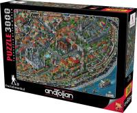 Puzzle 3000 Turcja, Istambuł. Wydawca: Anatolian. SmakLiter.pl Opakowanie Puzzle 3000 Turcja, Istambuł