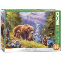 Opakowanie Puzzle 500 Grizzly Cubs by Jan Patrik 6500-5546