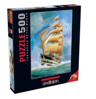 Puzzle 500 Król karaibów. Wydawca: Anatolian. SmakLiter.pl Opakowanie Puzzle 500 Król karaibów