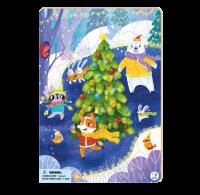 Opakowanie Puzzle 53 ramkowe Zwierzęta na łyżwach DOP300266