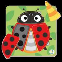 Opakowanie Puzzle Sorter mini 5 elementów Biedronka DOP300364