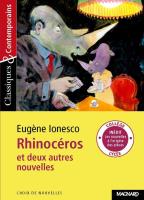 Rhinoceros et deux autres nouvelles. Autor: Ionesco Eugene. SmakLiter.pl Okładka książki Rhinoceros et deux autres nouvelles