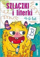 Szlaczki i literki 4-6 lat. Autor: W.E. ''Literka. SmakLiter.pl Okładka książki Szlaczki i literki 4-6 lat