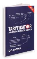 Taryfikator Mandatów i Punktów Karnych. Autor: Anna Prus. SmakLiter.pl Okładka książki Taryfikator Mandatów i Punktów Karnych