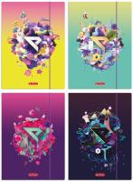 Opakowanie Teczka rysunkowa A4 z gumką Ekipa mix