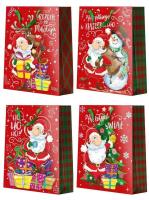 Opakowanie Torba QPM-102 Boże Narodzenie Mikołaje MIX