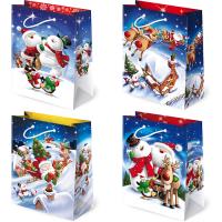 Opakowanie Torebki ozdobne BN T-4L set S-33 Mikołaj i Bałwanek 10 sztuk