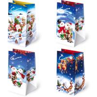 Opakowanie Torebki ozdobne BN T-7L set S-33 Mikołaj i Bałwanek 10 sztuk