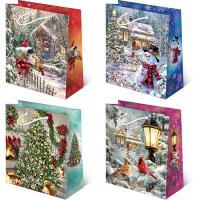 Opakowanie Torebki ozdobne BN XL set S-37 Święta jak malowane 10 sztuk