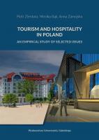 Tourism and Hospitality in Poland. Autor: Zientara Piotr, Monika Bąk, Zamojska Anna. SmakLiter.pl Okładka książki Tourism and Hospitality in Poland