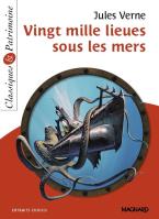 Vingt mille lieues sous les mers. Autor: Verne Jules. SmakLiter.pl Okładka książki Vingt mille lieues sous les mers