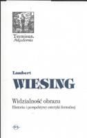 Widzialność obrazu. Autor: Wiesing Lamberg. SmakLiter.pl Okładka książki Widzialność obrazu