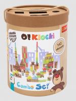 Opakowanie Zabawka drewniana - Klocki combo 142szt TREFL