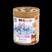 Opakowanie Zabawka drewniana O!Klocki zamek lodowy 61506