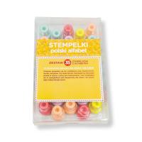 Opakowanie Zestaw 35 stempelków z alfabetem
