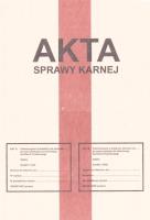 Opakowanie Zeszyt A4 Akta sprawy karnej