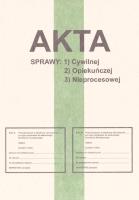 Opakowanie Zeszyt B5 Akta sprawy cywilnej