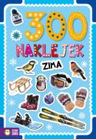 300 Naklejek Zima. Autor: praca zbioorwa. SmakLiter.pl Okładka książki 300 Naklejek Zima