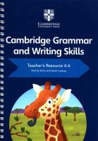 Okładka książki Cambridge Grammar and Writing Skills Teacher's Resource 4-6