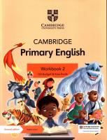 Okładka książki Cambridge Primary English Workbook 2 with Digital access