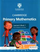 Okładka książki Cambridge Primary Mathematics Learner`s Book 1 with Digital access
