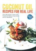 Coconut Oil: Recipes for Real Life. Autor: Bee Lucy. SmakLiter.pl Okładka książki Coconut Oil: Recipes for Real Life