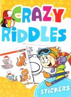 Okładka książki Crazy riddles z naklejkami